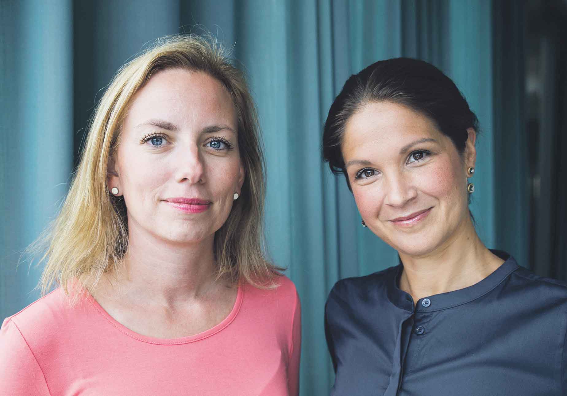 Annika Tiselius och Susanna Pärlfjärd på Euroclear Sweden