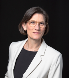 Sandra Holmqvist, chef för Affärsutveckling på Euroclear Sweden